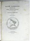BODONI PRESS. Basini, Basinio de''. Opera praestantiora nunc primum edita. 2 vols. in 3. 1794